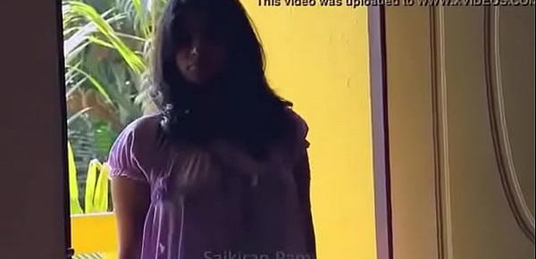  Desi girl in transparent nighty boobs visible
